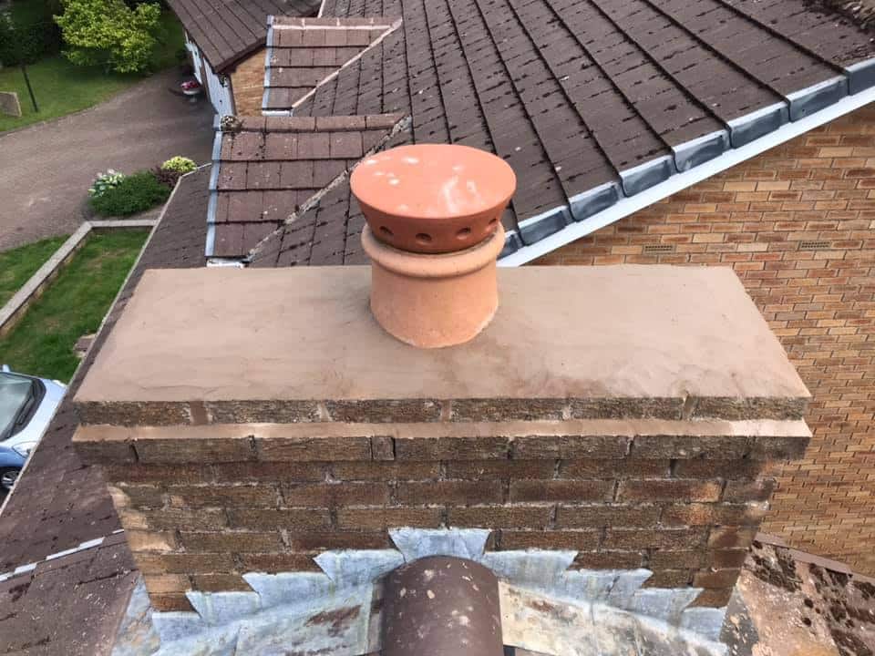 Chimney leadwork in Macclesfield by Regancy Roofing