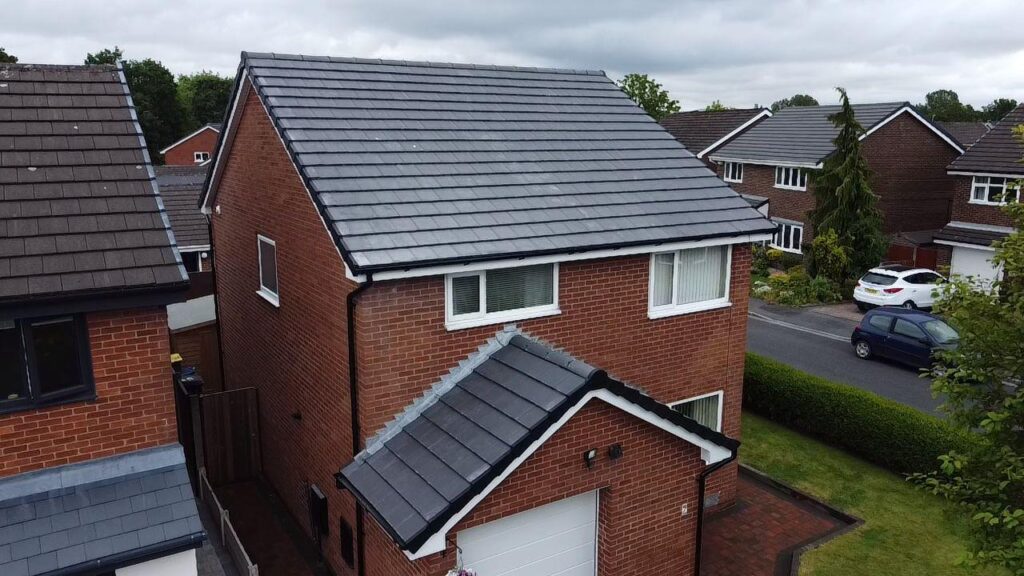 Slate roof and lead flashing work in Macclesfield by Regancy Roofing