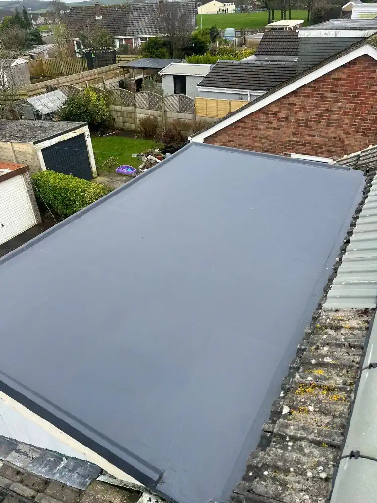Flat roof work in Macclesfield by Regancy Roofing